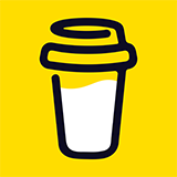 Das Logo von Buy me a Coffee.